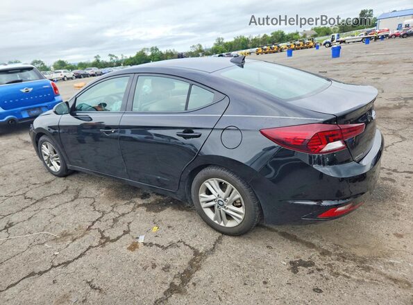 KMHD84LF2LU003671 2020 HYUNDAI ELANTRA Black Rear left