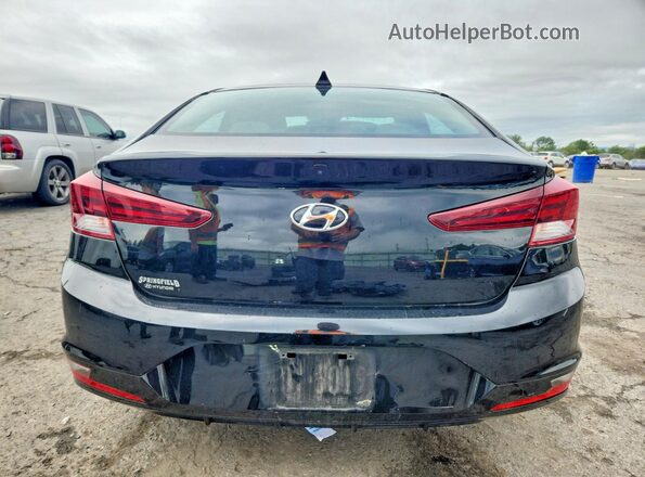 KMHD84LF2LU003671 2020 HYUNDAI ELANTRA Black Rear view
