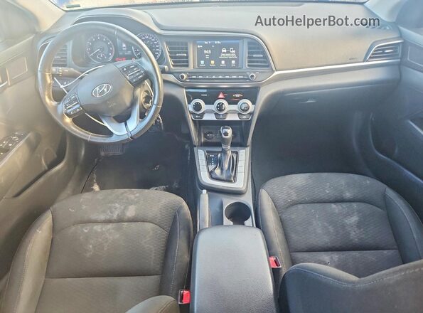 KMHD84LF2LU894996 2020 HYUNDAI ELANTRA Blue Առջևի վահանակի տեսք