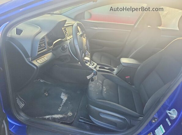 KMHD84LF2LU894996 2020 HYUNDAI ELANTRA Blue Սալոնի դիմացի տեսք