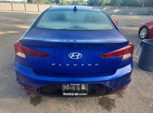 KMHD84LF2LU894996 2020 HYUNDAI ELANTRA Blue Հետևի տեսք