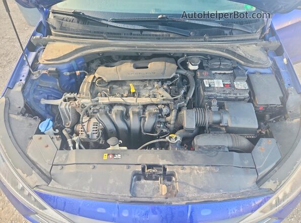 KMHD84LF2LU894996 2020 HYUNDAI ELANTRA Blue Սալոնի հետևի տեսք