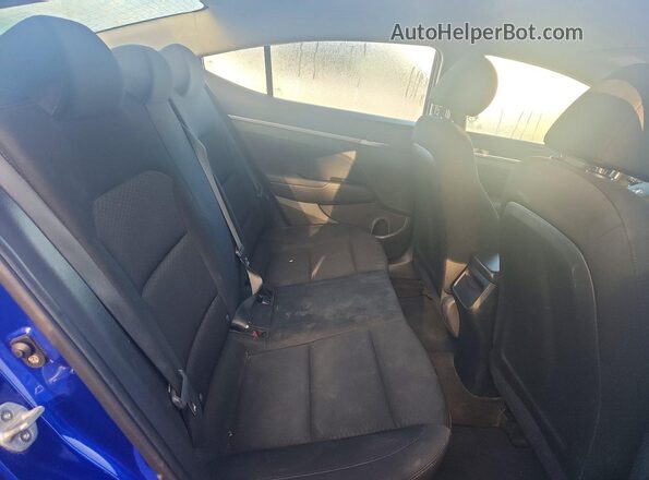 KMHD84LF2LU894996 2020 HYUNDAI ELANTRA Blue Հետևի նստատեղերի տեսք