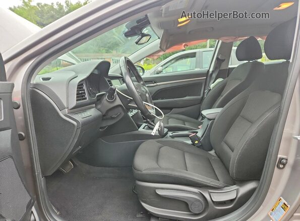 KMHD84LF2LU899017 2020 HYUNDAI ELANTRA Серый Вид салона спереди
