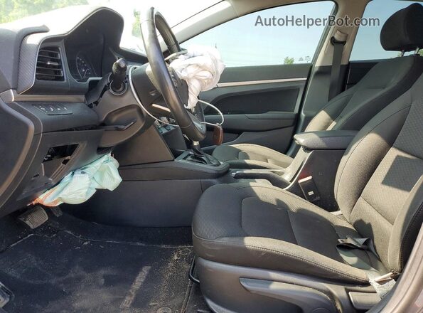 KMHD84LF2LU960267 2020 HYUNDAI ELANTRA Charcoal წინა სალონის ხედი