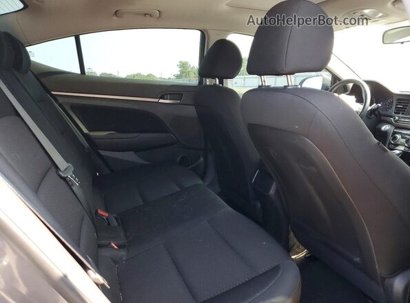 KMHD84LF2LU960267 2020 HYUNDAI ELANTRA Charcoal უკანა სავარძლების ხედი