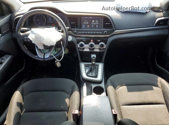 KMHD84LF2LU960267 2020 HYUNDAI ELANTRA Charcoal წინა პანელის ხედი