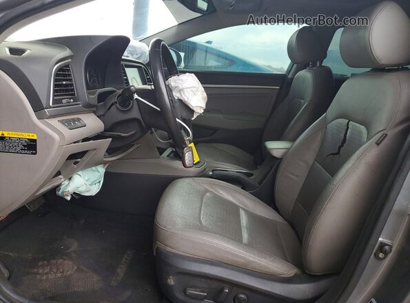 KMHD84LF3HU210853 2017 HYUNDAI ELANTRA Gray Սալոնի դիմացի տեսք
