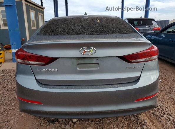KMHD84LF3HU210853 2017 HYUNDAI ELANTRA Gray Հետևի տեսք