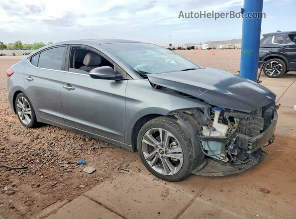 KMHD84LF3HU210853 2017 HYUNDAI ELANTRA Gray Առջևի աջ
