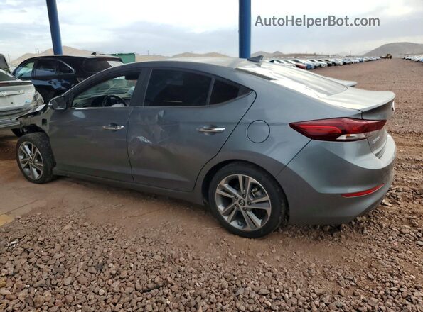 KMHD84LF3HU210853 2017 HYUNDAI ELANTRA Gray Հետևի ձախ