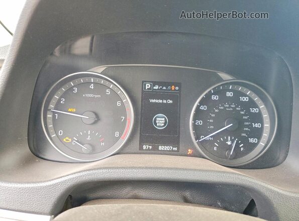 KMHD84LF3HU210853 2017 HYUNDAI ELANTRA Gray Սարքավորումների վահանակի տեսք