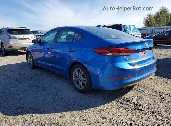 KMHD84LF3HU229337 2017 HYUNDAI ELANTRA Синий Задняя левая четверть