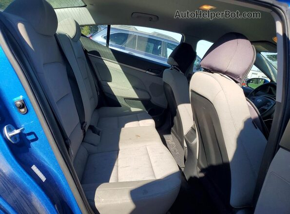 KMHD84LF3HU229337 2017 HYUNDAI ELANTRA Синий Вид задних сидений