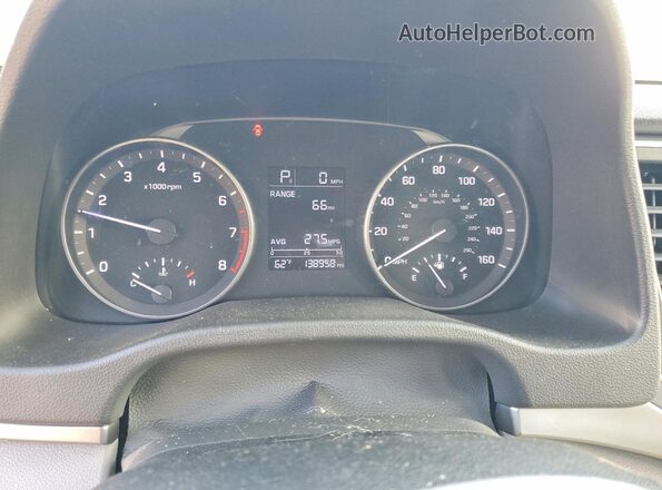 KMHD84LF3HU229337 2017 HYUNDAI ELANTRA Синий Вид щитка приборов