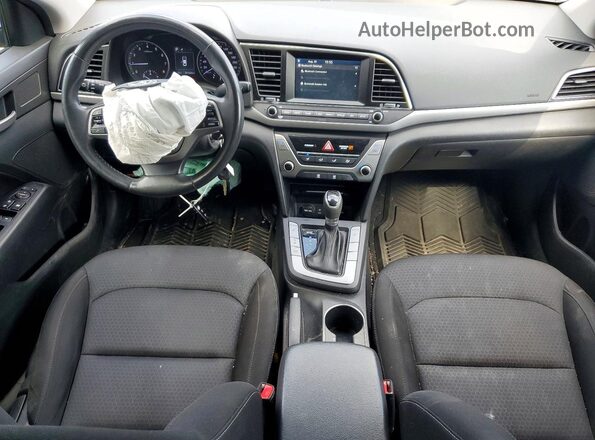 KMHD84LF3HU323668 2017 HYUNDAI ELANTRA Black Vista del salpicadero