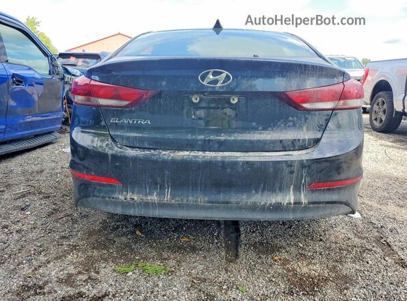 KMHD84LF3HU323668 2017 HYUNDAI ELANTRA Black Vista trasera
