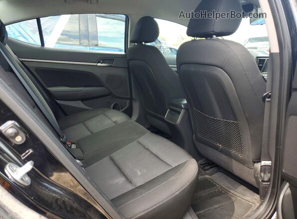 KMHD84LF3HU323668 2017 HYUNDAI ELANTRA Black Vista de los asientos traseros