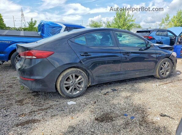 KMHD84LF3HU323668 2017 HYUNDAI ELANTRA Black Trasero derecho