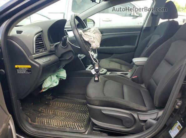 KMHD84LF3HU323668 2017 HYUNDAI ELANTRA Black Vista interior delantera