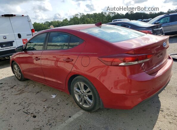 KMHD84LF3HU395602 2017 HYUNDAI ELANTRA Maroon Задня ліва чверть