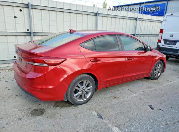 KMHD84LF3HU395602 2017 HYUNDAI ELANTRA Maroon Задня права чверть