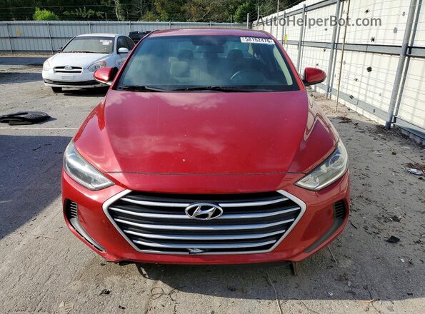 KMHD84LF3HU395602 2017 HYUNDAI ELANTRA Maroon Вид спереду