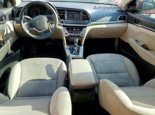 KMHD84LF3HU395602 2017 HYUNDAI ELANTRA Maroon Вид панелі приладів