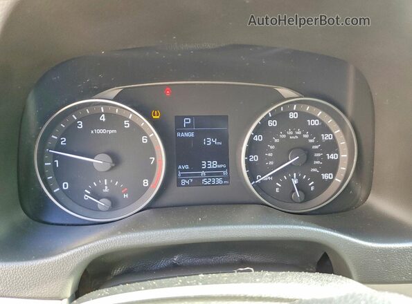 KMHD84LF3HU395602 2017 HYUNDAI ELANTRA Maroon Вид щитка приладів