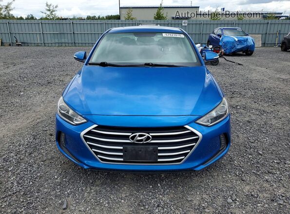 KMHD84LF3JU696862 2018 HYUNDAI ELANTRA Синий Вид спереди