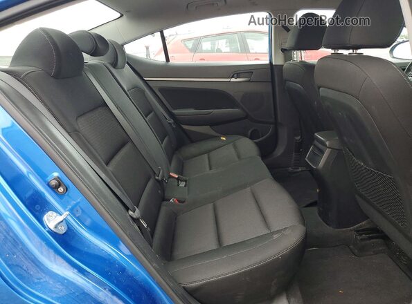 KMHD84LF3JU696862 2018 HYUNDAI ELANTRA Синий Вид задних сидений