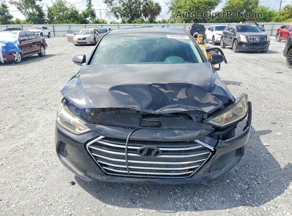 KMHD84LF4JU478512 2018 HYUNDAI ELANTRA Black Вид спереду