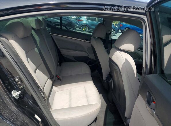 KMHD84LF4JU478512 2018 HYUNDAI ELANTRA Black Вид задніх сидінь