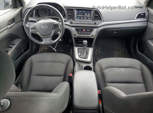 KMHD84LF4JU517695 2018 HYUNDAI ELANTRA Gray Vista del salpicadero