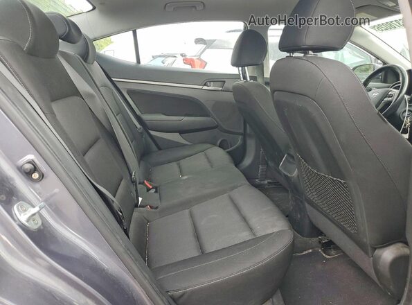 KMHD84LF4JU517695 2018 HYUNDAI ELANTRA Gray Vista de los asientos traseros