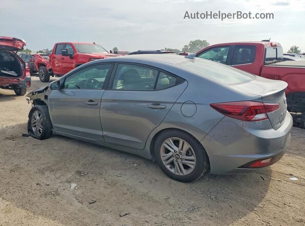 KMHD84LF4KU770758 2019 HYUNDAI ELANTRA Серый Задняя левая четверть