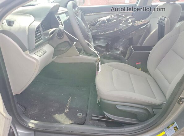 KMHD84LF4KU770758 2019 HYUNDAI ELANTRA Серый Вид салона спереди