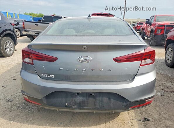 KMHD84LF4KU770758 2019 HYUNDAI ELANTRA Серый Вид сзади