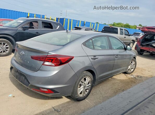KMHD84LF4KU770758 2019 HYUNDAI ELANTRA Серый Задняя правая четверть