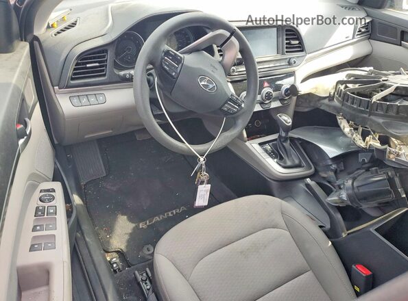 KMHD84LF4KU770758 2019 HYUNDAI ELANTRA Серый Вид панели приборов