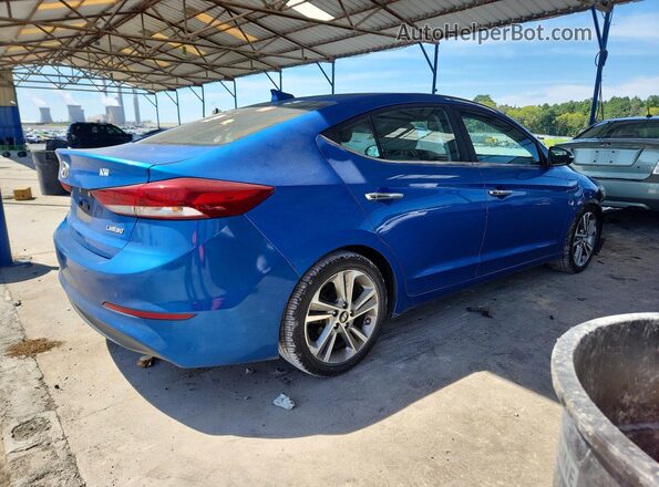 KMHD84LF5HU118563 2017 HYUNDAI ELANTRA Blue უკანა მარჯვენა