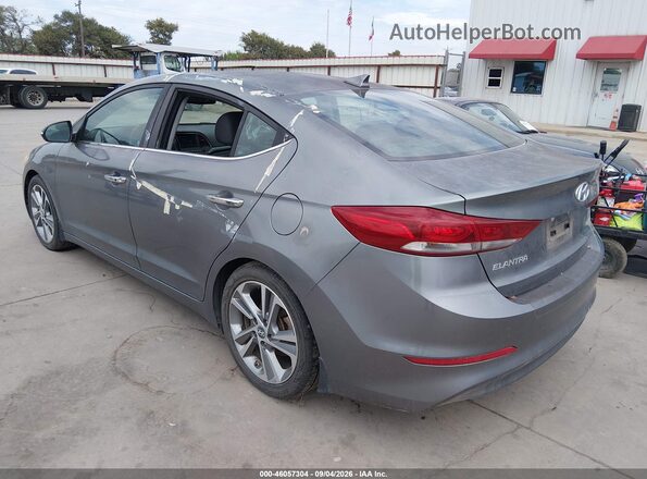 KMHD84LF5HU198012 2017 HYUNDAI ELANTRA Gray Rear left