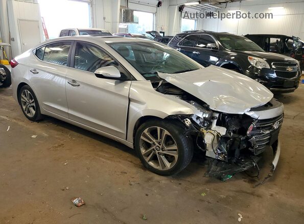 KMHD84LF5HU206190 2017 HYUNDAI ELANTRA Silver წინა მარჯვენა