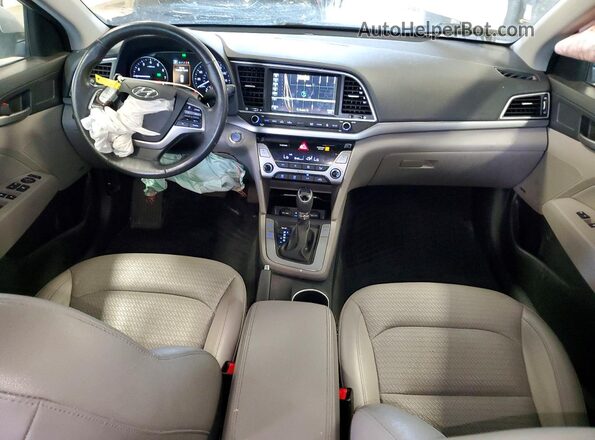 KMHD84LF5HU206190 2017 HYUNDAI ELANTRA Silver წინა პანელის ხედი