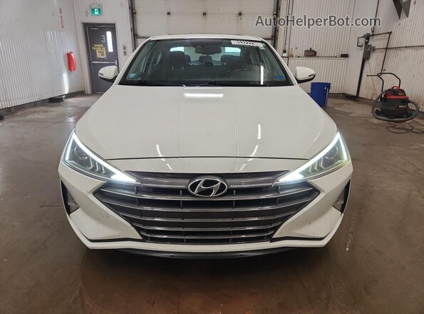 KMHD84LF5LU108771 2020 HYUNDAI ELANTRA White VIN sticker view