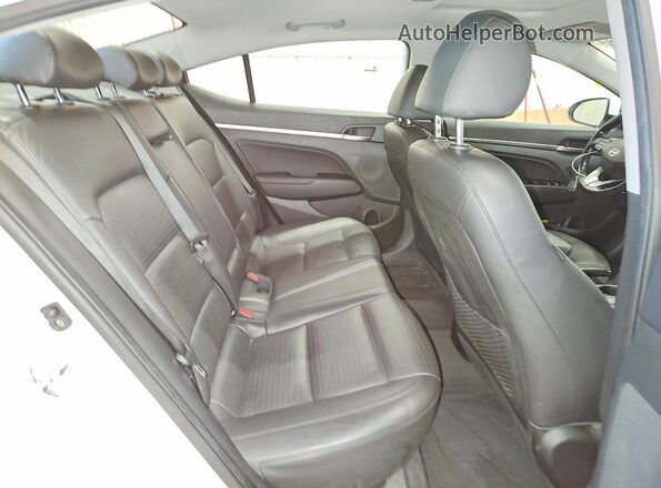 KMHD84LF5LU108771 2020 HYUNDAI ELANTRA White Rear seats view