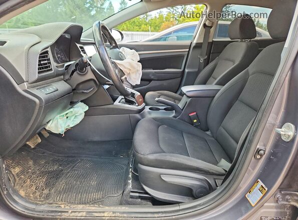 KMHD84LF5LU970209 2020 HYUNDAI ELANTRA Gray Front interior view