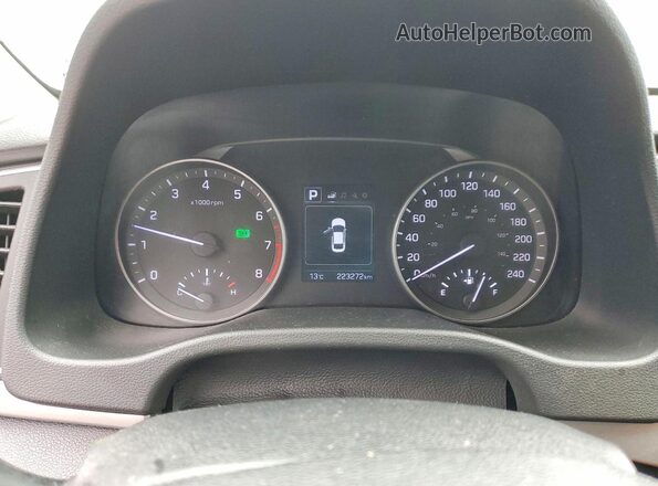 KMHD84LF6HU113937 2017 HYUNDAI ELANTRA Серый Вид щитка приборов