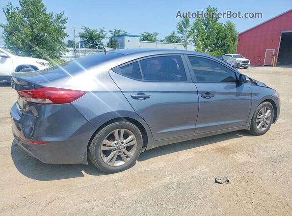 KMHD84LF6HU251154 2017 HYUNDAI ELANTRA Charcoal Задня права чверть