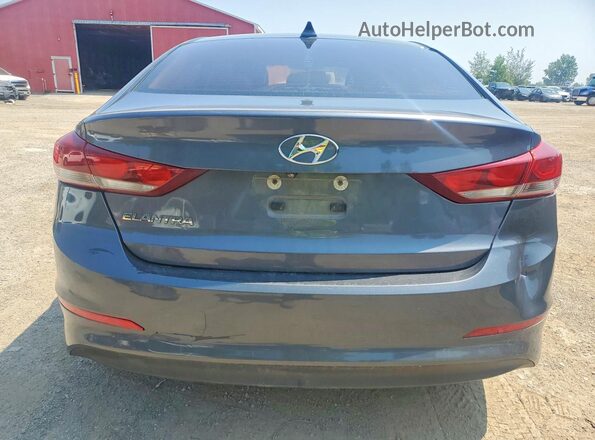 KMHD84LF6HU251154 2017 HYUNDAI ELANTRA Charcoal Вид ззаду
